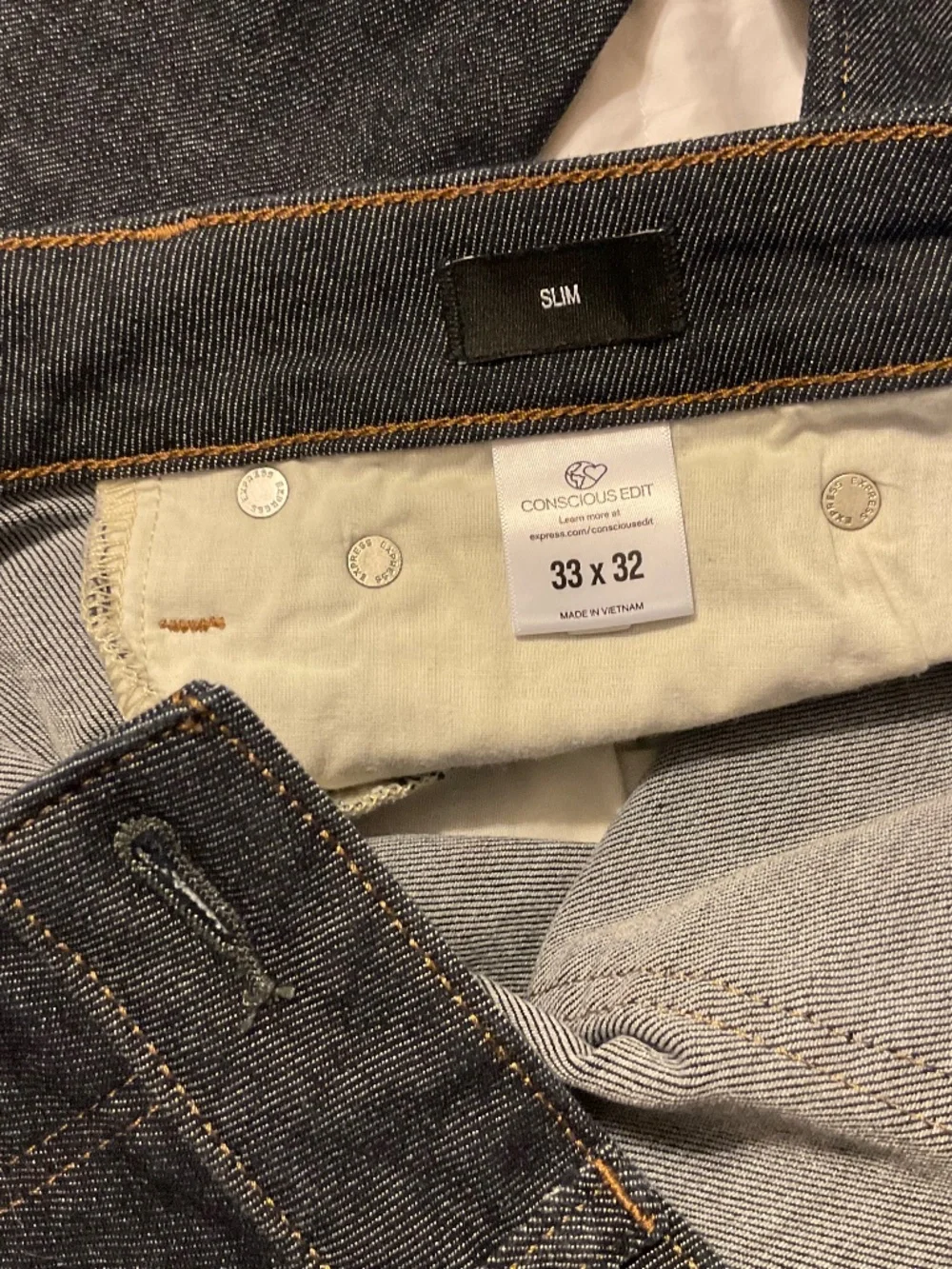 Express 33x32 Slim Fit jeans